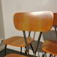 Set of 6 vintage formica chairs