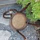 Bistro chair in curved wood and cannage / vintage years 30-40