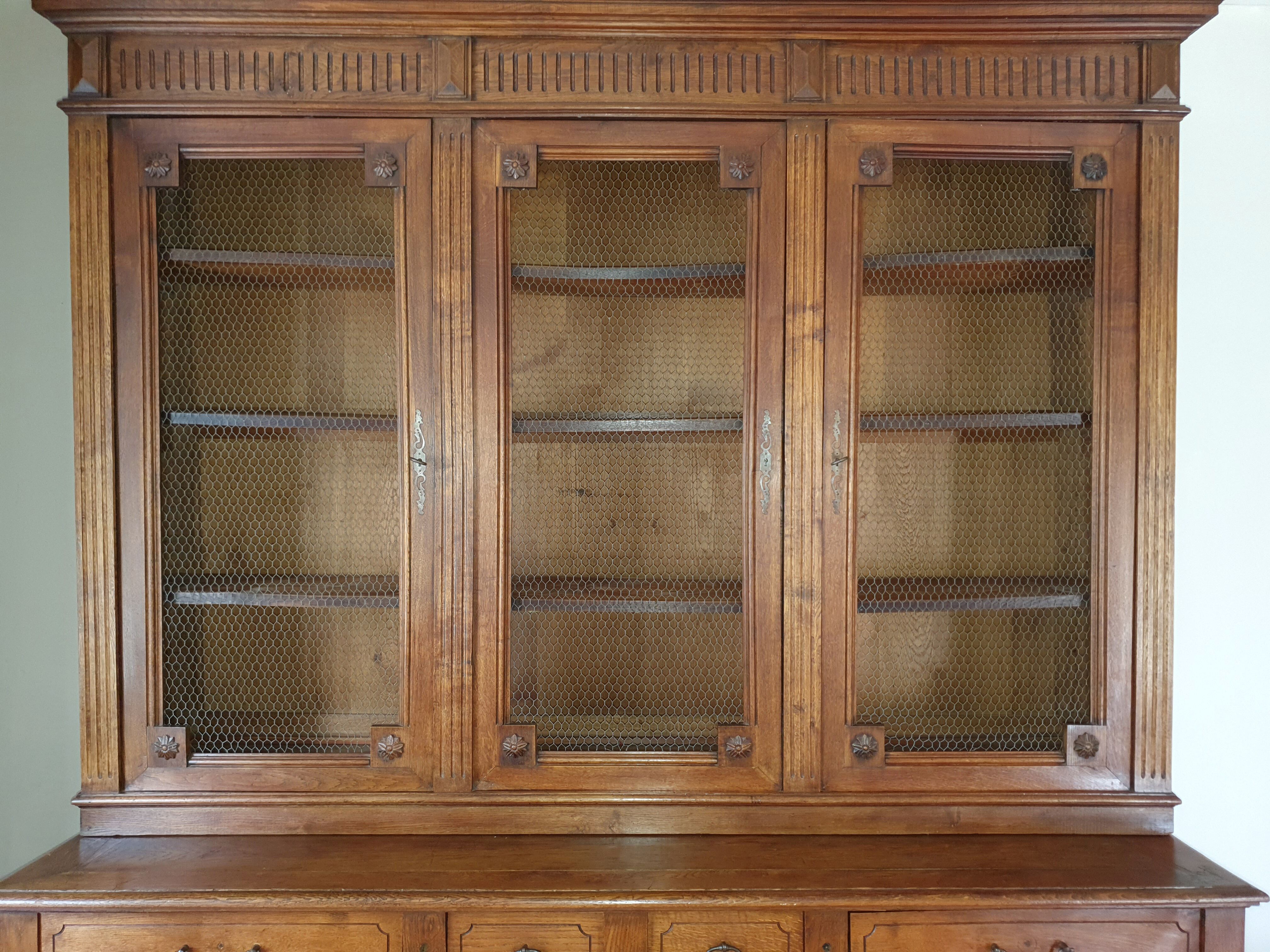 Library mesh doors
