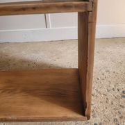 Wooden wall shelf