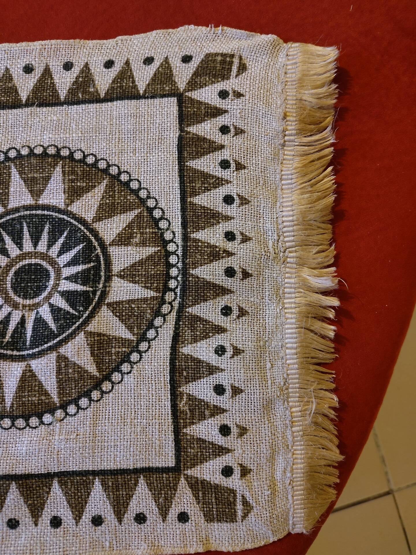 Chemin de table, années 60-70