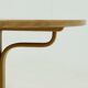 Architectural Bentwood Round Dining Table 1980s