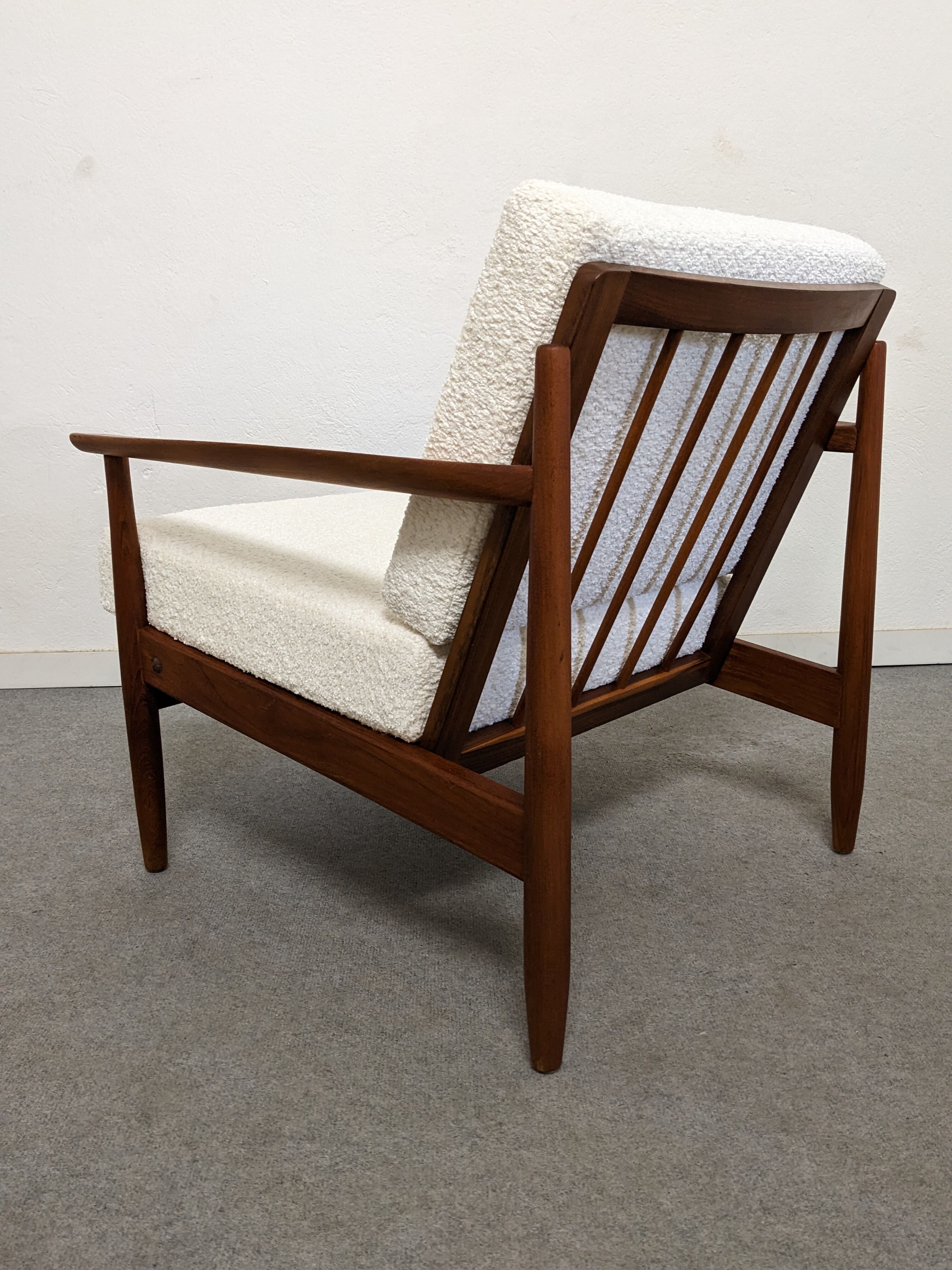 Pair of Danish teak armchairs from the 50s/60s