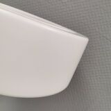 LYFA ceiling lights, white opaline glass, metal suspension, 1950s Denmark