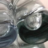 Holmegaard set of 2 blue vases by Per Lutken