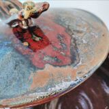 Large covered pot, soup tureen, glazed stoneware, Matthieu Liévois