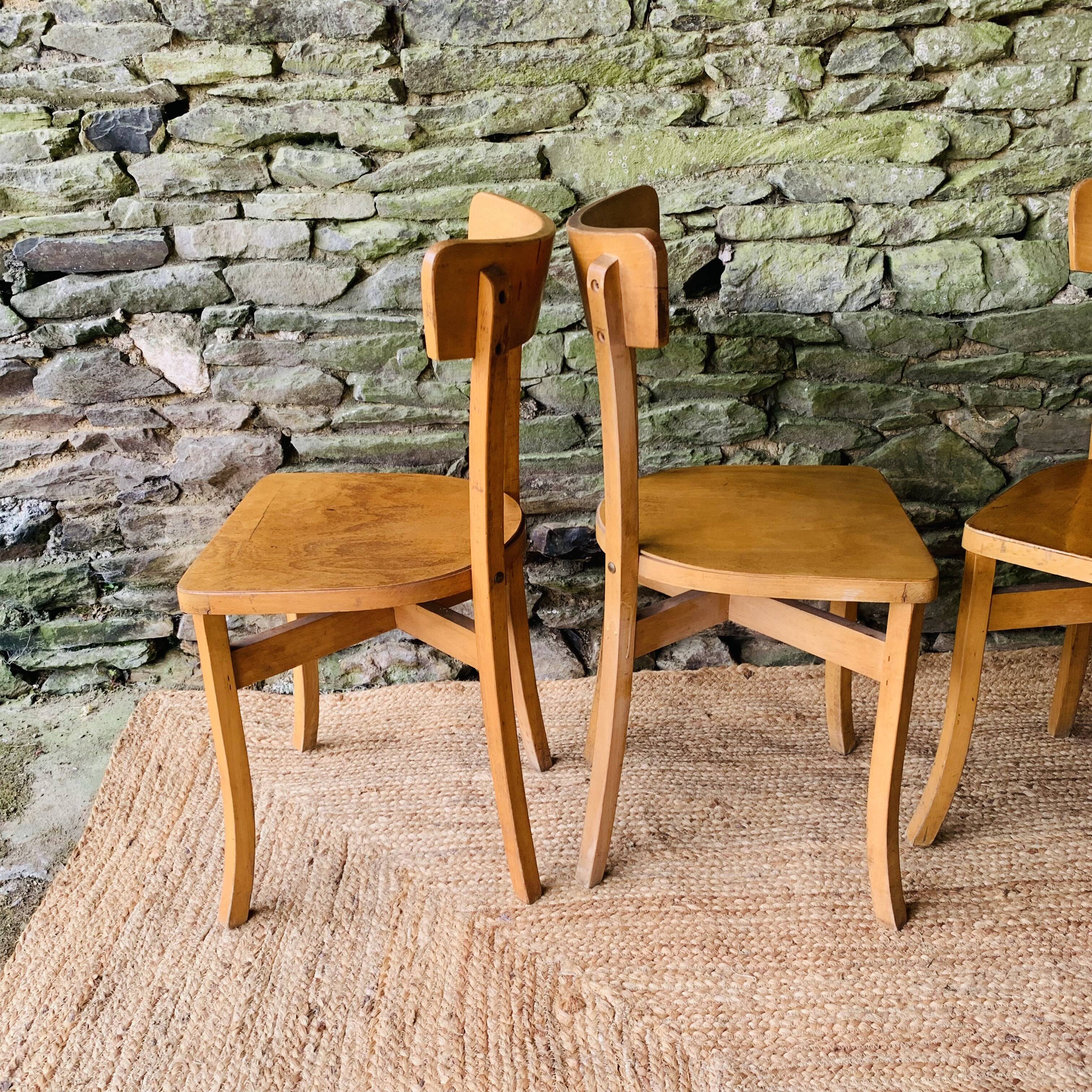 Set of 4 bistro chairs