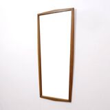 Oak mirror from the 60s, 84 x 38.5 cm.