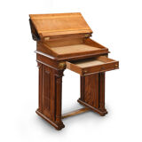 Architect's table Féret in walnut