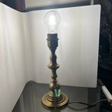Glass lamp signed Kaelle