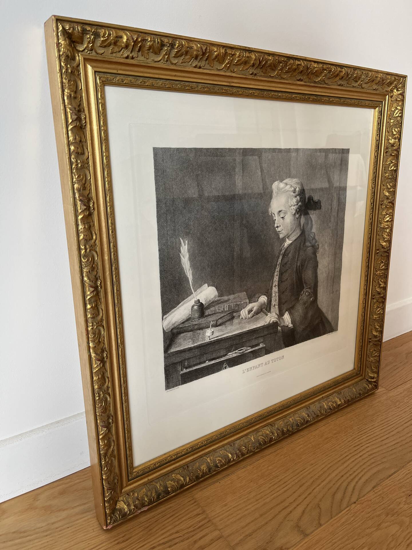 Chalcographie L’enfant de Chardin
