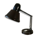Chocolate brown desk lamp 60's