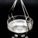 Art Nouveau sugar bowl, silver-plated brass, Poland, 1930s