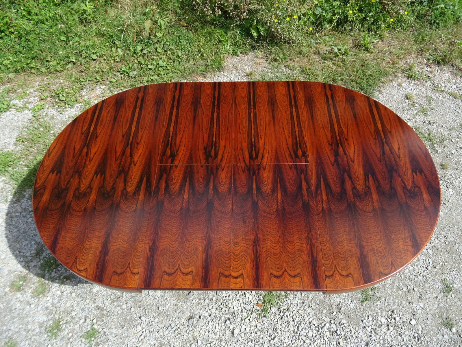 Table scandinave extensible en palissandre