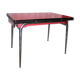 Table formica red 1970