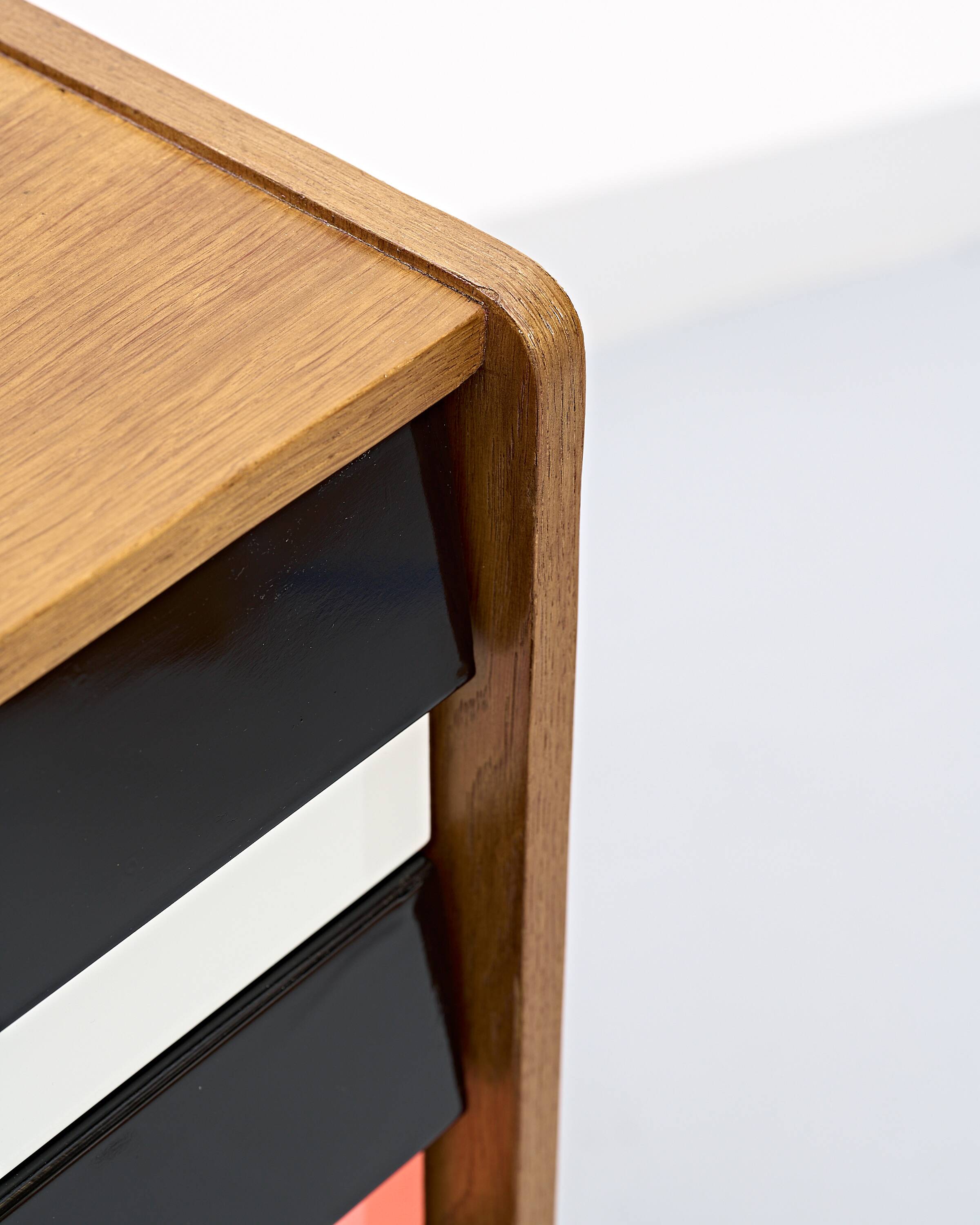 Model U-460 Sideboard in Oak by Jiří Jiroutek for Interier Praha, 1965