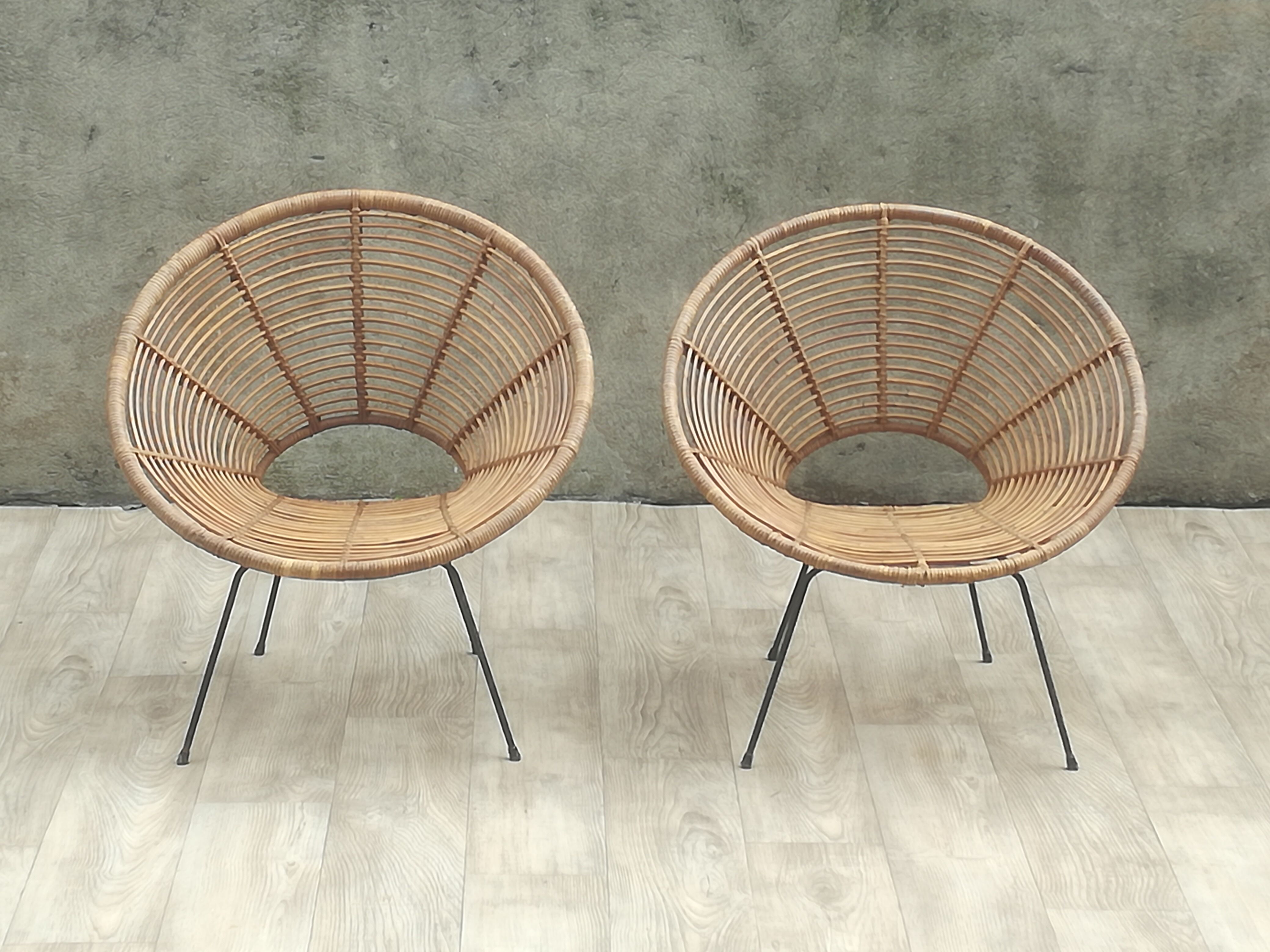 Pair of armchairs in the 1950