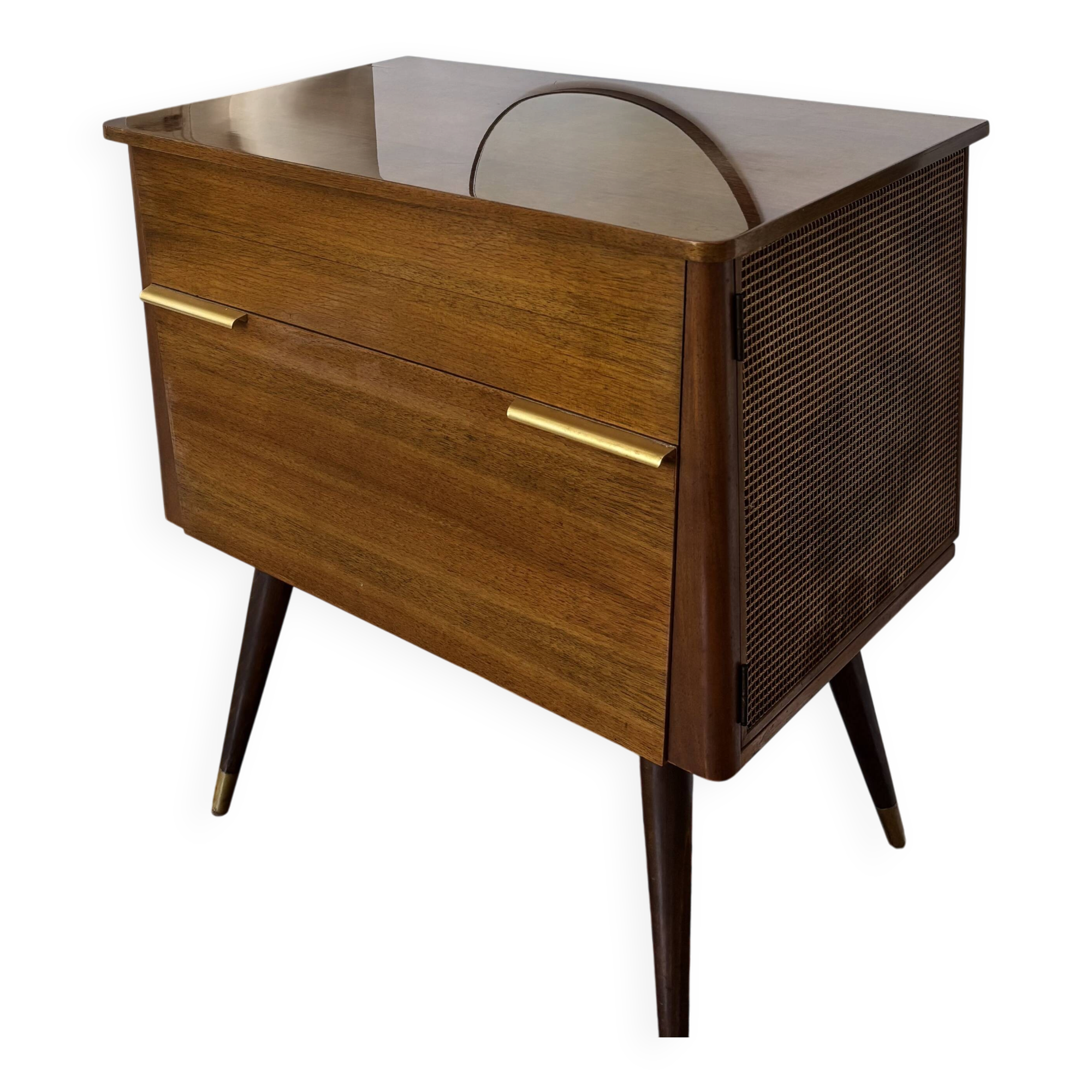 Vintage Schaub Lorenz Furniture Transformed into a Bar/Storage Unit