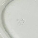 Oval Plate / Serving Dish Terre de Fer Sarreguemines model 1900 blue