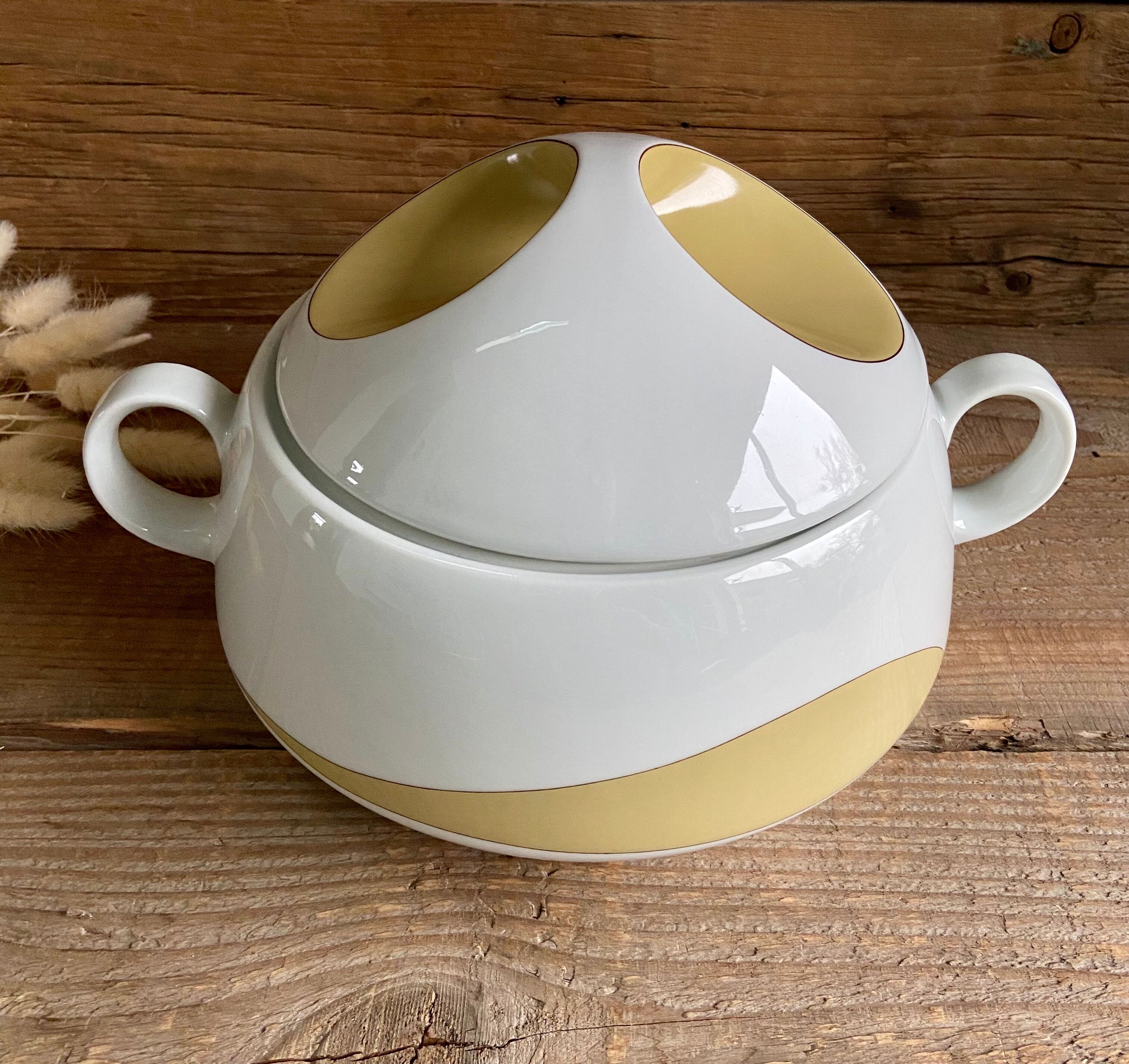 Vintage tureen in Bavarian porcelain Bareuther