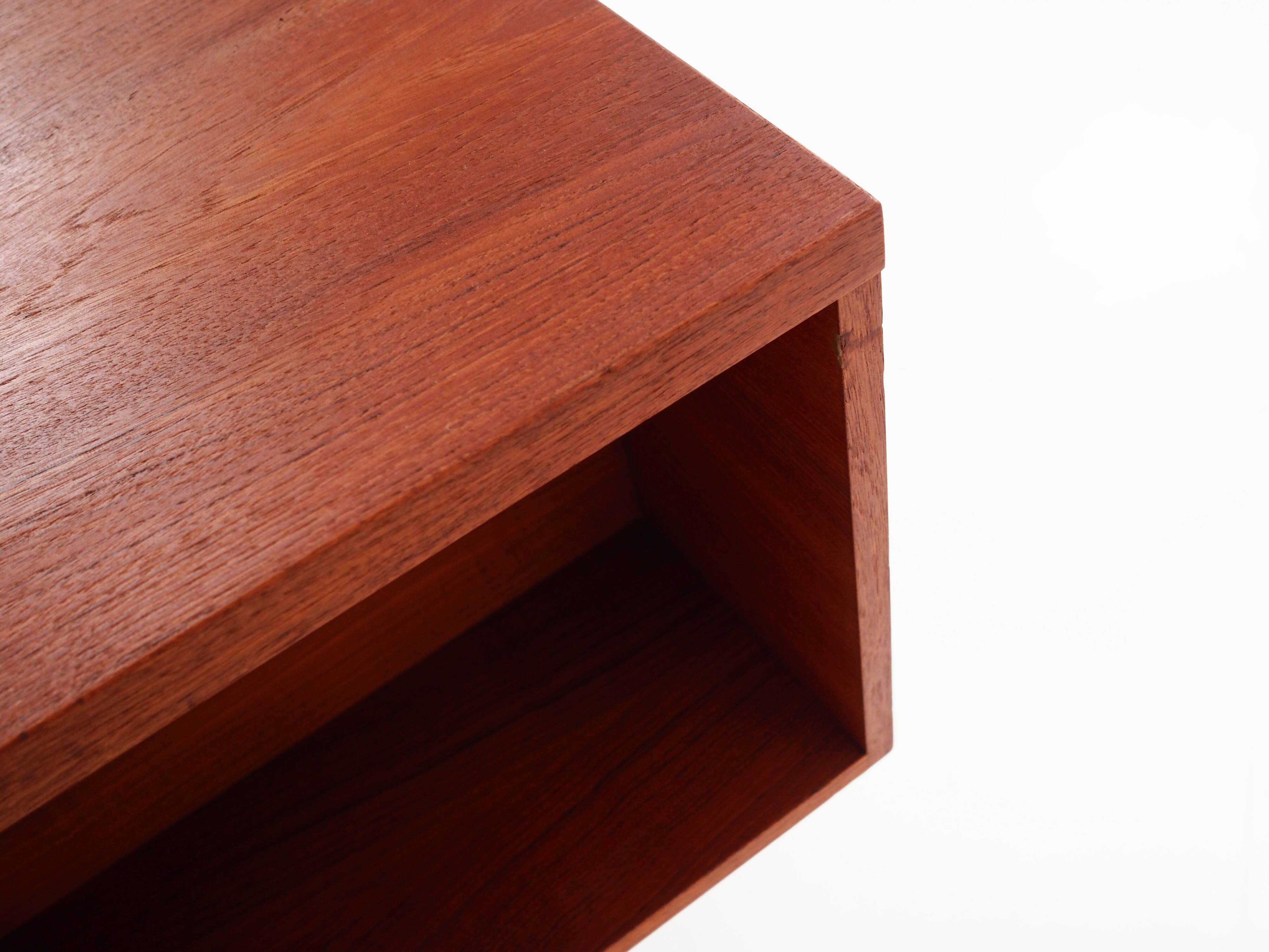 Teak desk, Danish design, 1970s, manufacturer: Eigil Petersens Møbelfabrik