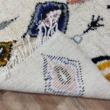 Handcrafted moroccan berber rug 224 x 147cm