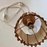 Lampe à poser rotin louis sognot
