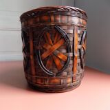 Rattan plant pot