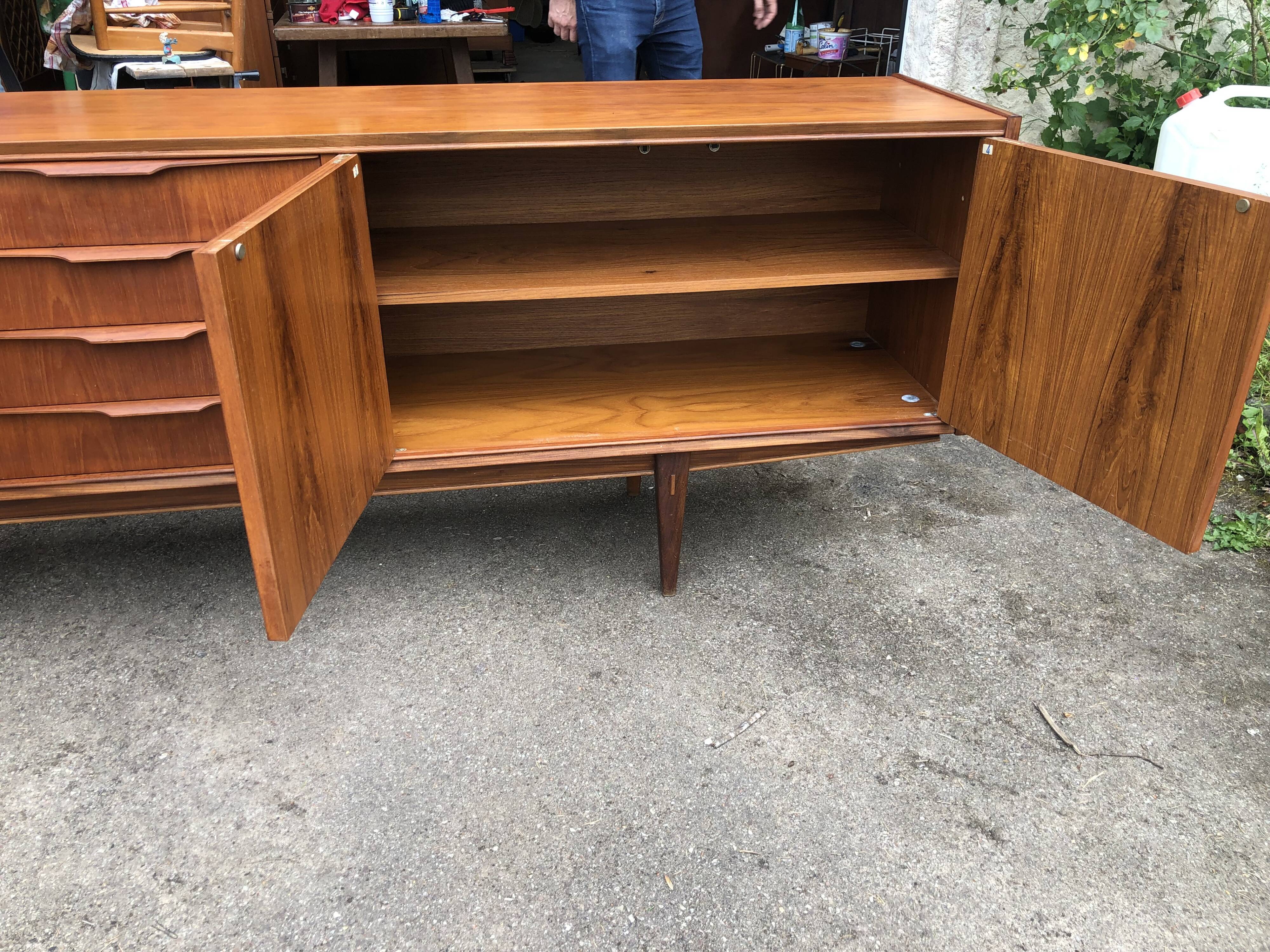 Scandinavian teak sideboard Arnaud