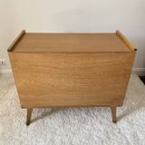 Vintage rattan chest of drawers