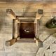 Wooden workshop stools