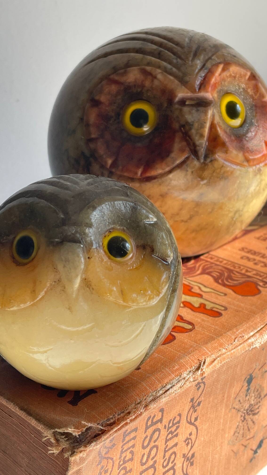 SERRE-LIVRES en Marbre VINTAGE