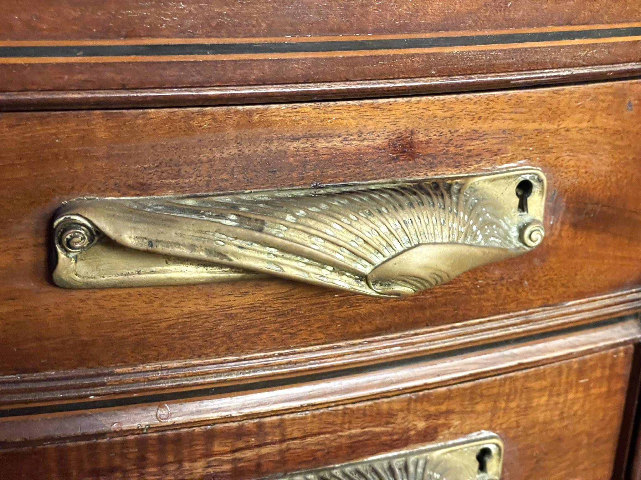 Maurice dufrene large curved sideboard exhibited at the 1911 art nouveau salon
