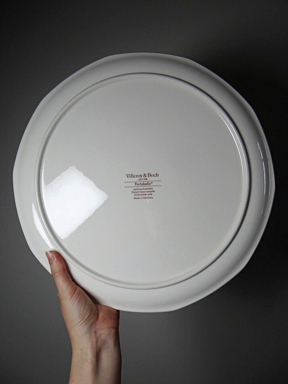 Large pie dish Villeroy & Boch Portobello vintage 80s-2000s
