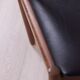 Pair of Vintage 60's Chairs in Teak Wood and Leather Danish Design