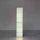 Rectangular floor lamp in green and white plexiglass, Italy - 1970s