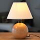 Table lamp, wooden ball foot