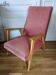 Fauteuil scandinave pieds compas