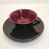 Set of 7 cups and saucers from the 50s.