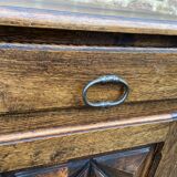 Oak furniture neo louis xiii 1950