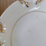 Coffee cups and sugar bowl, Old Paris Empire porcelain, Vve BARES