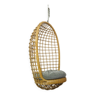 Fauteuil cocon à suspendre des années 60-70
