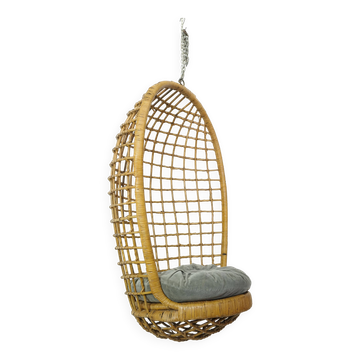 Fauteuil cocon à suspendre des années 60-70