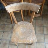 Set of 5 Baumann wooden chairs