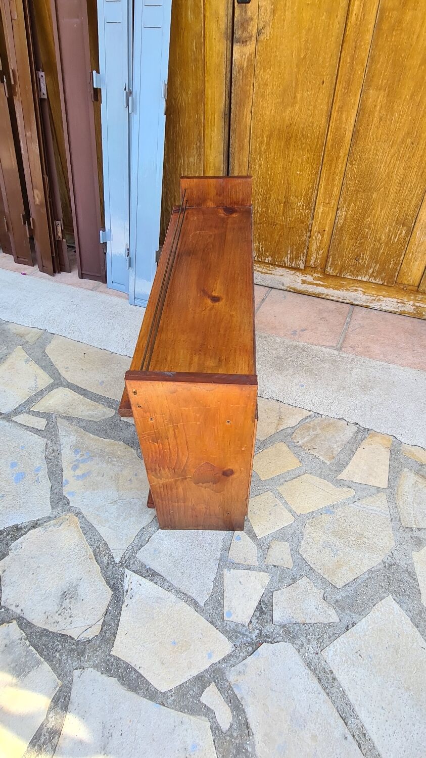 Vintage wall bookcase