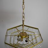 Vintage chandelier with stamps