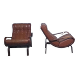 Pair of orbit chairs by Ingmar Relling