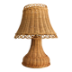 Rattan mushroom lamp