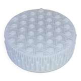 White opaline ceiling light from the 60s