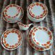 5 vintage deep plates Moulin des Loups
